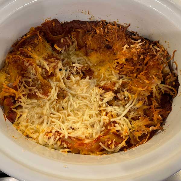 Slow cooker lasagna