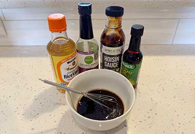 Mix the sauce and set aside